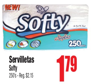 Servilletas Softy
