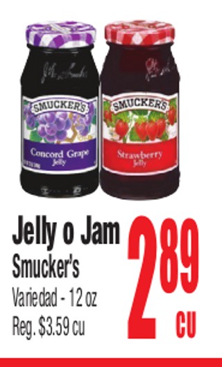 Jelly o Jam Smucker's