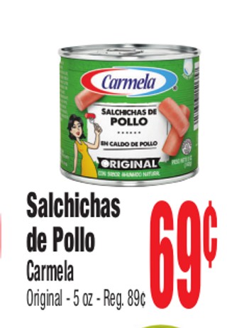 Salchichas de Pollo Carmela