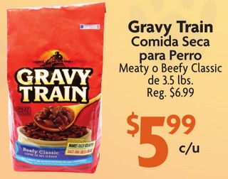 se retira la comida para perros gravy train