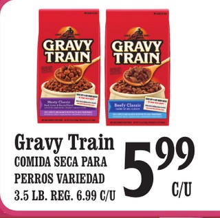 se retira la comida para perros gravy train