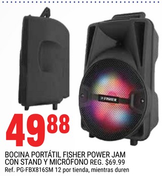 Fisher power jam store sound