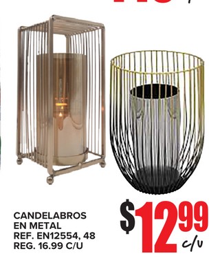 Candelabros en Metal