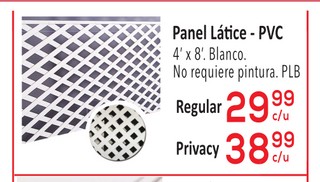 Panel Latice-PVC