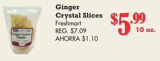 Ginger Crystal Slices