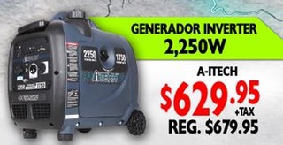 Generador Inverter 2,250W A-Itech