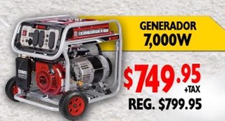 Generador 7,000W