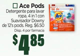 Ace Pods Detergente Para Lavar 