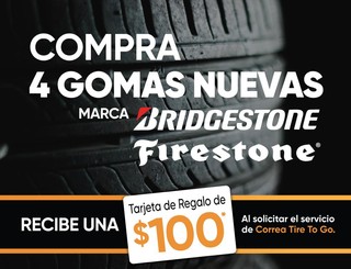 Compra 4 Gomas Nuevas Marca Bridgestone Firestone