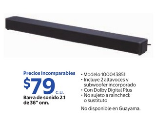 Barra de sonido