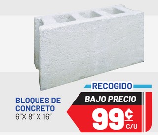 Bloques de concreto