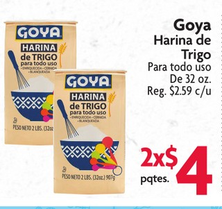 Goya harina de trigo para todo uso - Shop.pr