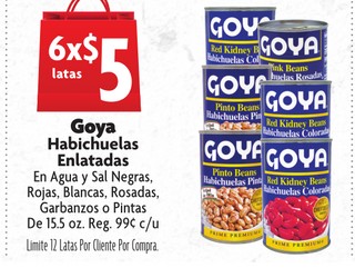 Goya habichuelas enlatadas - Shop.pr