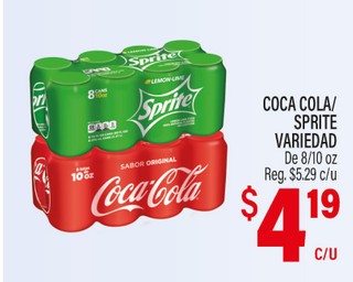 COCA COLA/SPRITE VARIEDAD