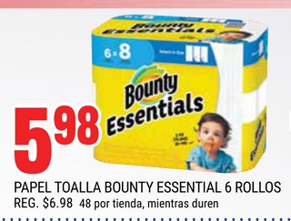 Papel Toalla Bounty Essential