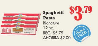 Spaghetti Pasta Bionature