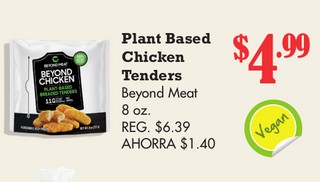 Plant Based Chicken Tenders Beyond Meat