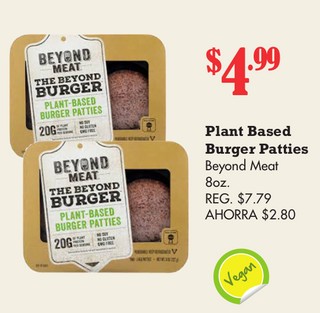 Plant Based Burger Patties Beyond Meat