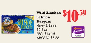 Wild Alaskan Salmon Burgers Henry & Lisa's