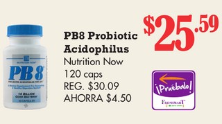 PB8 Probiotic Acidophilus Nutrition Now