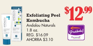 Exfoliating Peel Kombucha Andalou Naturals }