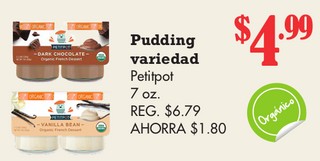 Pudding variedad Petitpot
