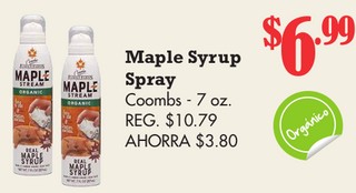 Maple Syrup Spray Coombs