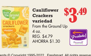 Cauliflower Crackers variedad