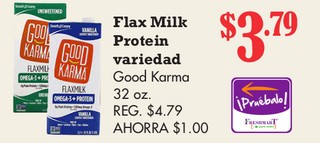 Flax Milk Protein variedad Good Karma