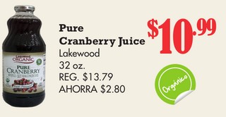 Pure Cranberry Juice Lakewood