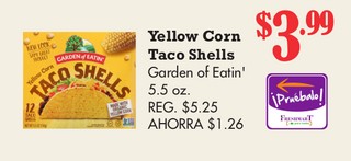 Yellow Corn Taco Shells Garden of Eatin'
