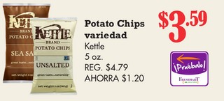 Potato Chips variedad Kettle