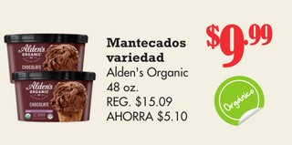 Mantecados Variedad Alden's Organic