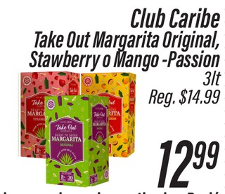 Club Caribe Take Out Margarita