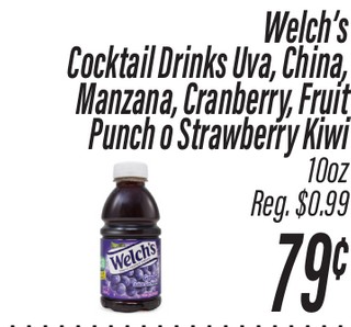 Welch's Cocktail Drinks