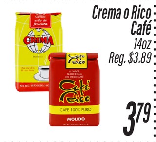 Crema o Rico Cafe