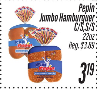 Pepin Jumbo Hamburger