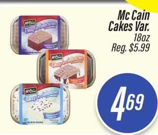Mc Cain Cakes Var. 18 oz