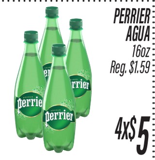Perrier Agua 16 oz