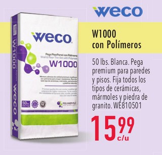 W1000 con Polímeros Weco