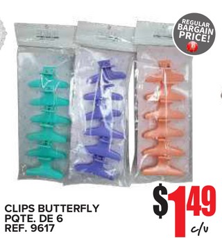 Clips Butterfly