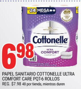Papel Sanitario Cottonelle Ultra Comfort Care