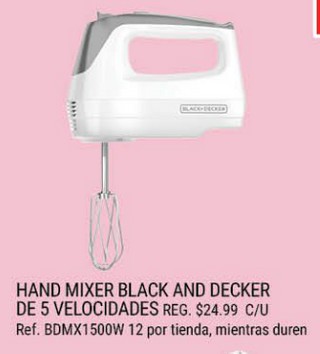 Hand Mixer Black And Decker De 5 Velocidades