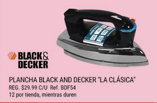 Plancha Black And Decker La Clasica