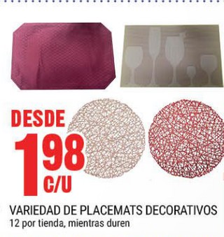 Variedad De Placemats Decorativos