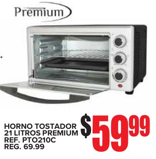 Horno Tostador 21 Litros Premium