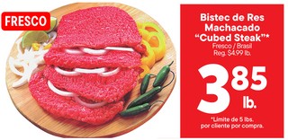 Bistec de Res Machacado