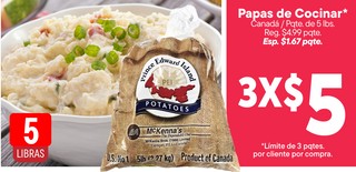 Papas de Cocinar