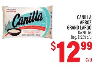 Canilla arroz grano largo