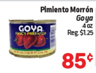 Pimiento morron goya